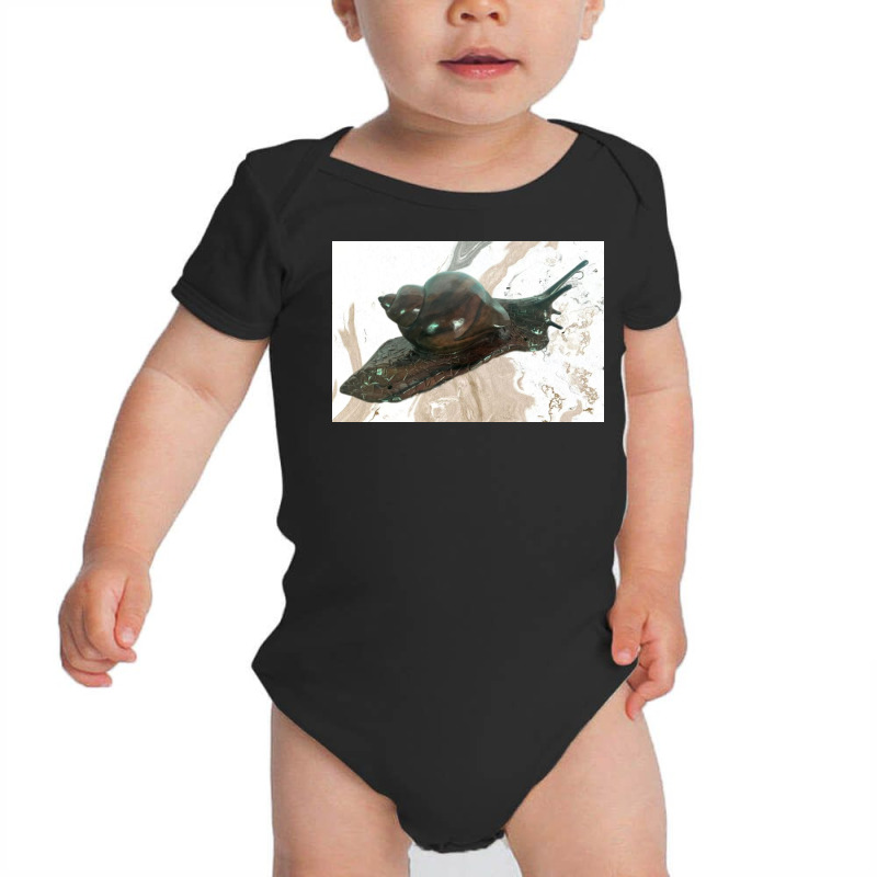 Snail I'd Rather Be A Snail T Shirt Baby Bodysuit by argo | Artistshot