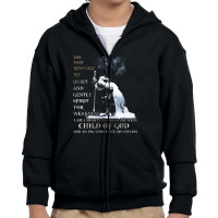 Knight Templar I Am A Child Of God A Warrior Of Christ Pullover Youth Zipper Hoodie | Artistshot