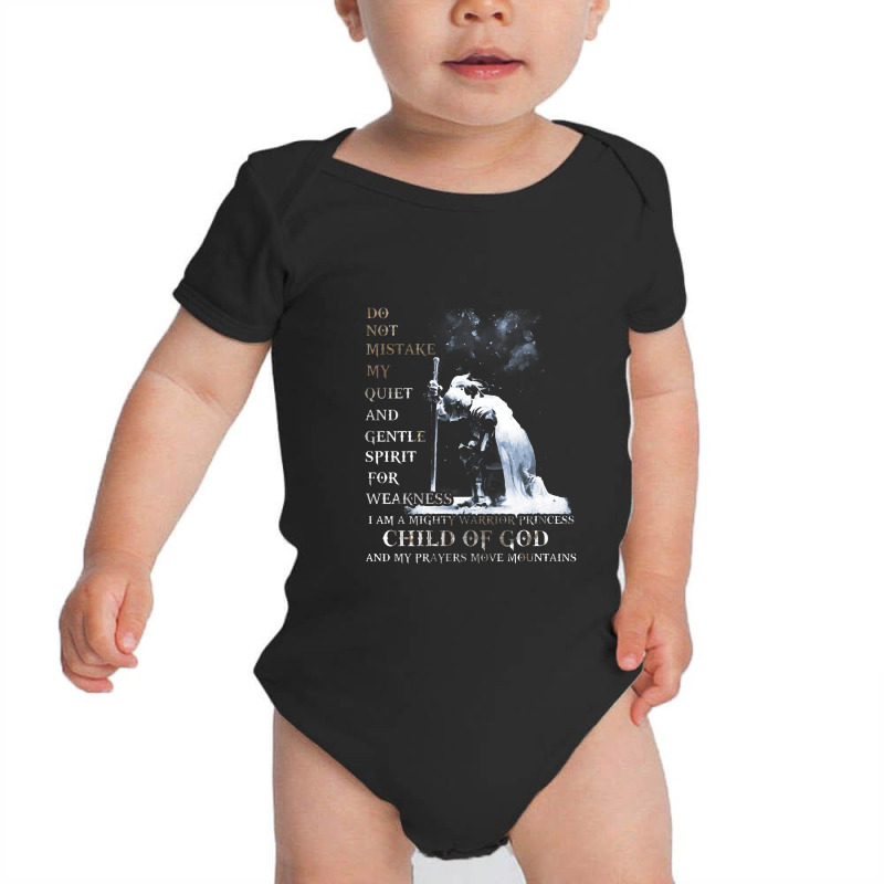 Knight Templar I Am A Child Of God A Warrior Of Christ Pullover Baby Bodysuit | Artistshot