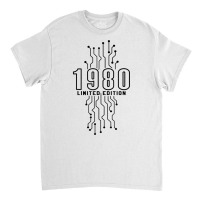 Birthday Year 1980 Limited Edition Gaming Gift Nerd Computer T Shirt Classic T-shirt | Artistshot