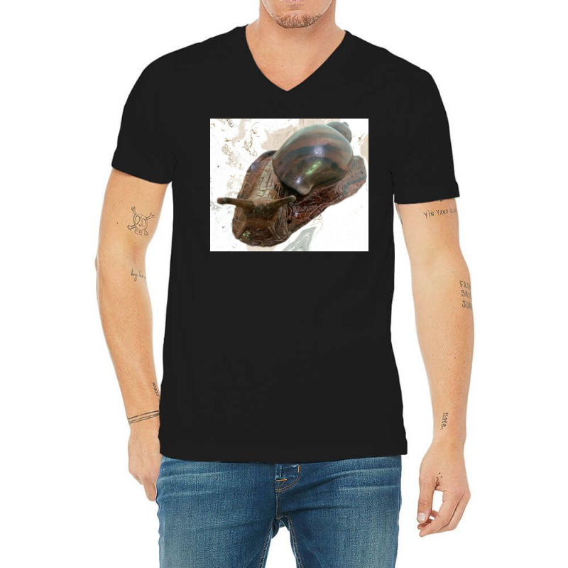 Snail V-Neck Tee by argo | Artistshot