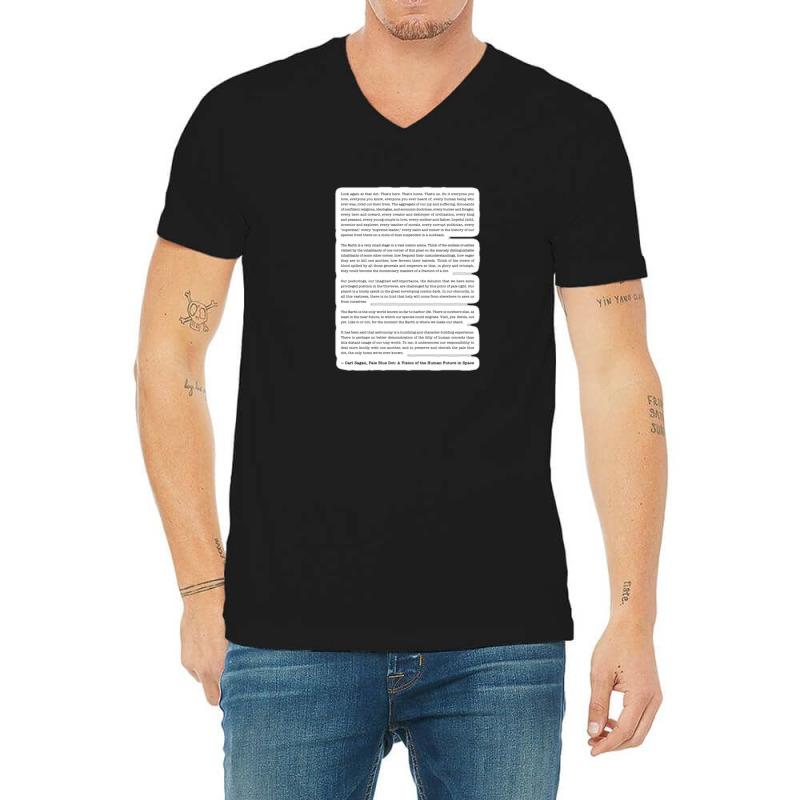 Authenticity Is The Daily Practice Of Letting 45961135 V-neck Tee | Artistshot