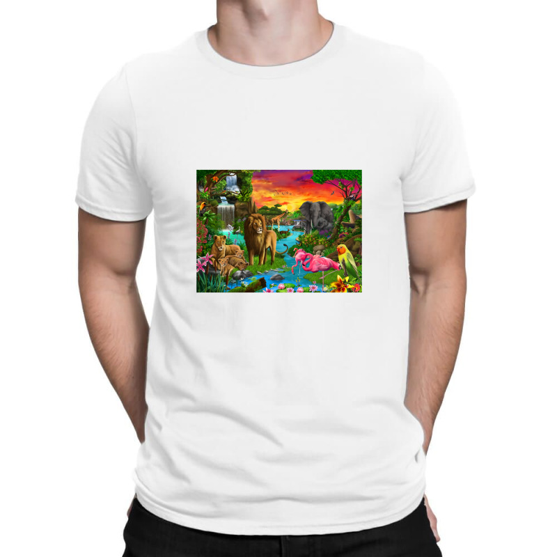 African Paradise Premium Scoop T-Shirt by BertFitt | Artistshot