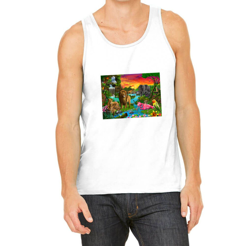 African Paradise Premium Scoop Tank Top by BertFitt | Artistshot