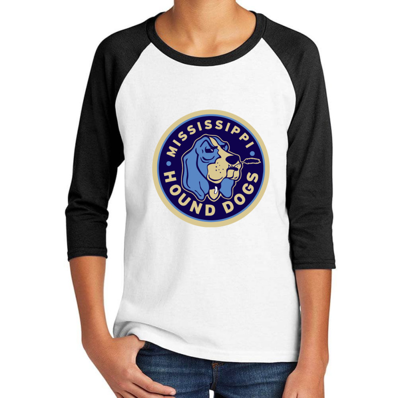 Football Mississippi Hound Dogs Youth 3/4 Sleeve | Artistshot