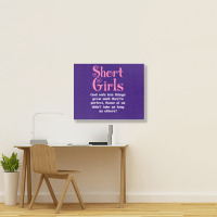 Short Girls God Only Lets Things Grow Up Landscape Canvas Print | Artistshot