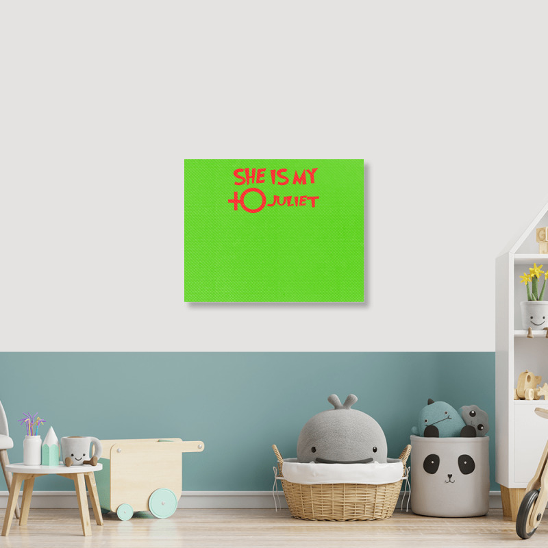 She Is My Juliet Landscape Canvas Print | Artistshot