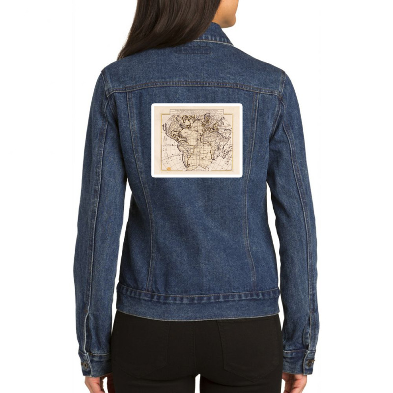 Claude Monet The Magpie 45369381 Ladies Denim Jacket by wahidd22 | Artistshot