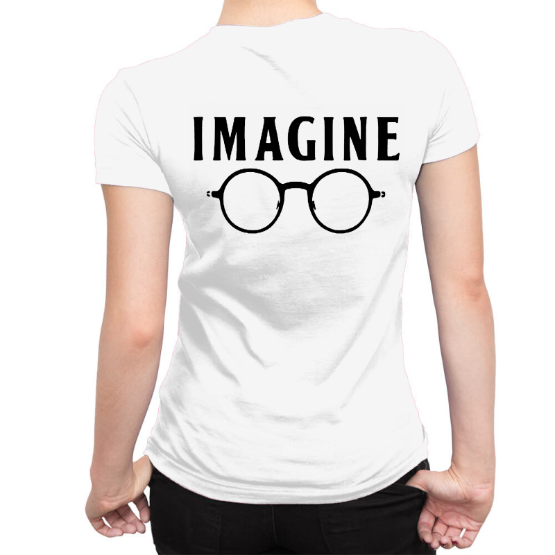 Imagine T Shirt Choose Peace Peaceful Lennon Glasses No War All Over Women's T-shirt | Artistshot
