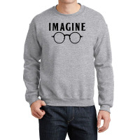 Imagine T Shirt Choose Peace Peaceful Lennon Glasses No War Crewneck Sweatshirt | Artistshot