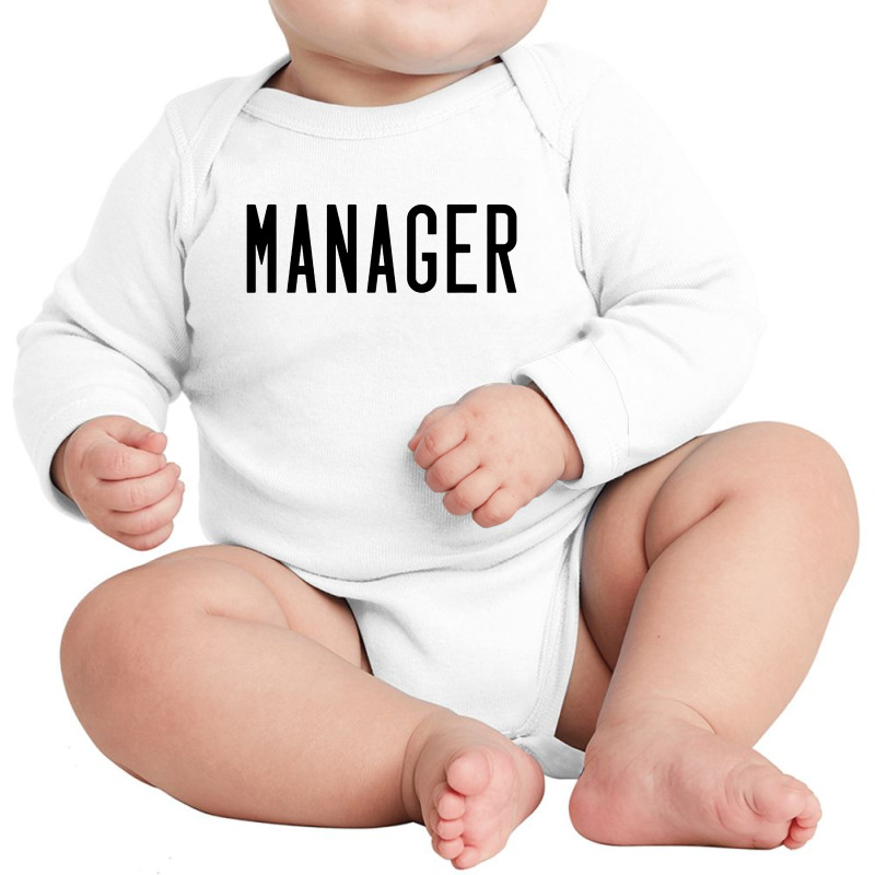 Manager Company Team Leader Boss Long Sleeve Baby Bodysuit by Romeo and Juliet | Artistshot