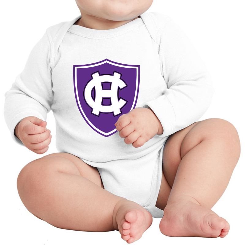 Holy Cross Crusaders Long Sleeve Baby Bodysuit | Artistshot