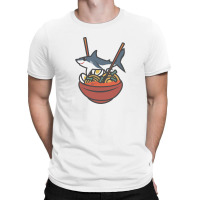 Shark Ramen Illustration T-shirt | Artistshot