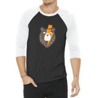 Thunder Bear Illustration 3/4 Sleeve Shirt | Artistshot