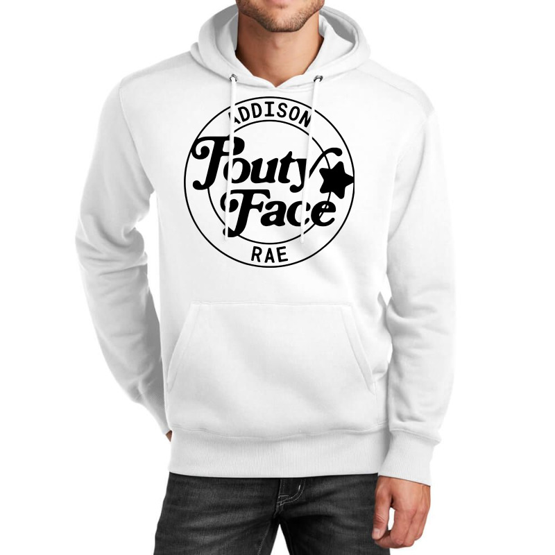 Custom Pouty Face Addison Rae Cute Circle Funny Unisex Hoodie By