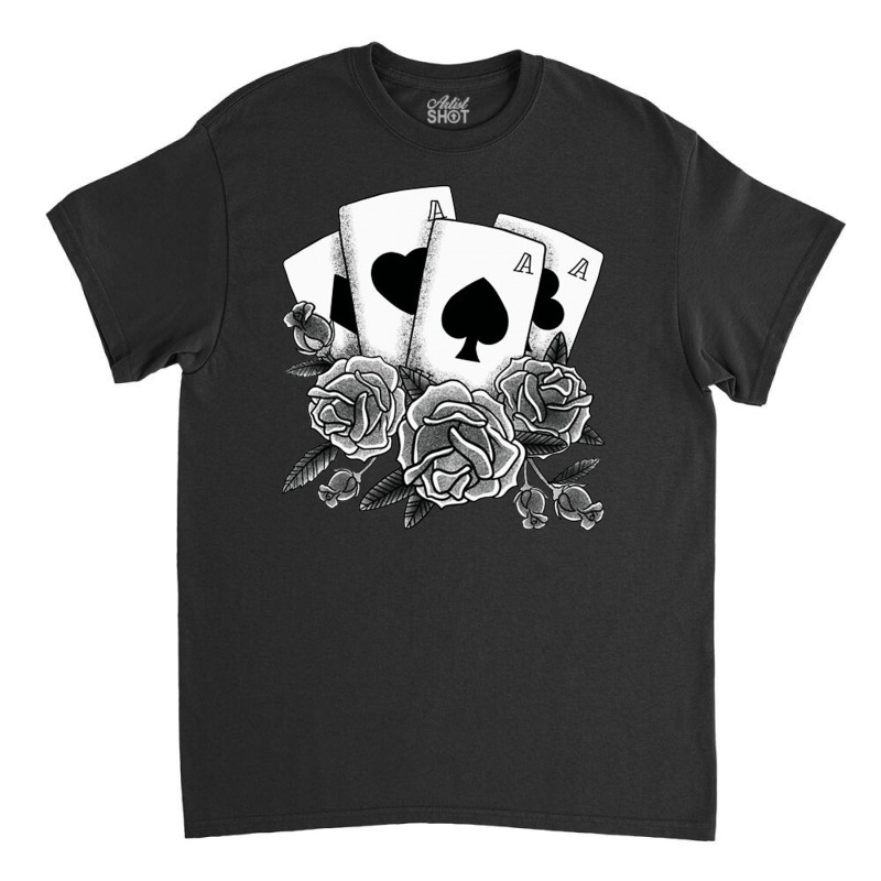 Old School Playing Cards Tattoo Classic T-shirt | Artistshot