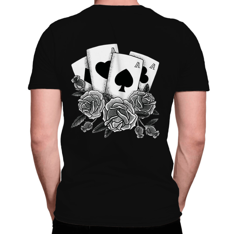 Old School Playing Cards Tattoo All Over Men's T-shirt | Artistshot