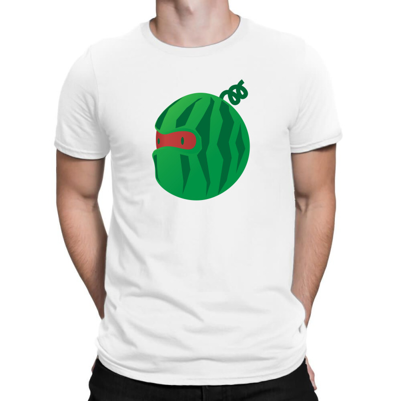 Watermelon Ninja Cute Illustration T-shirt | Artistshot