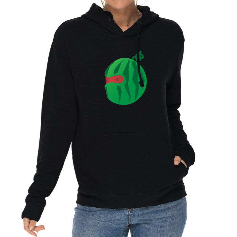 Watermelon Ninja Cute Illustration Lightweight Hoodie | Artistshot