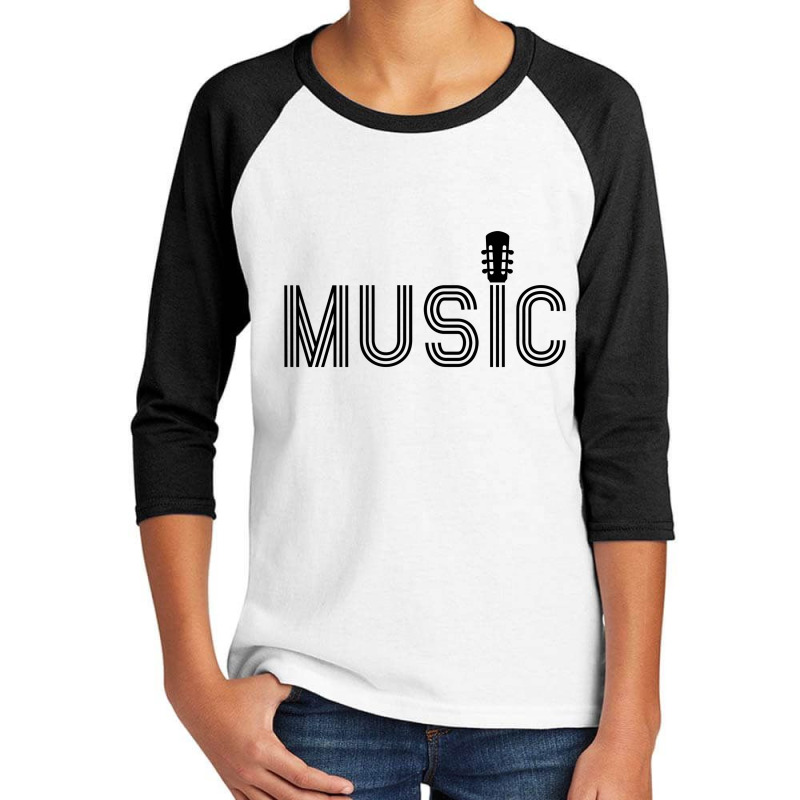 Music Design Youth 3/4 Sleeve by s4rt4 | Artistshot