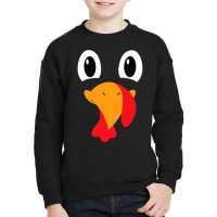 Turkey Face Shirt Kids Adult Funny Halloween Thanksgiving T Shirt Youth Sweatshirt | Artistshot