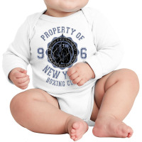 Property Of New York Boxing Club Sport Gift Boxer T Shirt Long Sleeve Baby Bodysuit | Artistshot