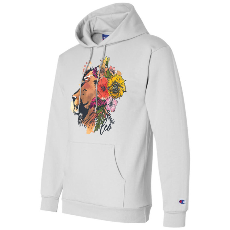 Leo Lion Champion Hoodie by marceliana | Artistshot