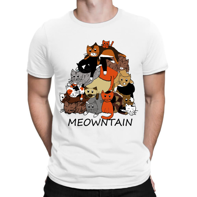 Meowntain T-Shirt by marceliana | Artistshot