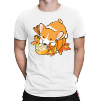 Pumpkin Spice Corgi T-shirt | Artistshot