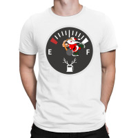 Santa Car Fuel Tank Cap, Funny Signs Decal For Christmas T-shirt | Artistshot