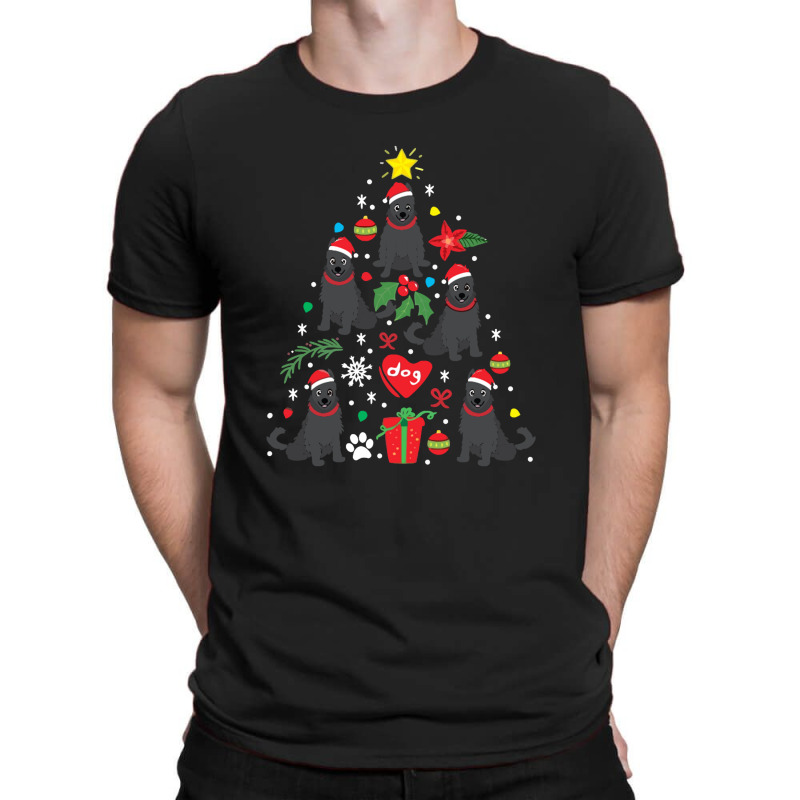 Schipperke Christmas Ornament Tree T-Shirt by marceliana | Artistshot