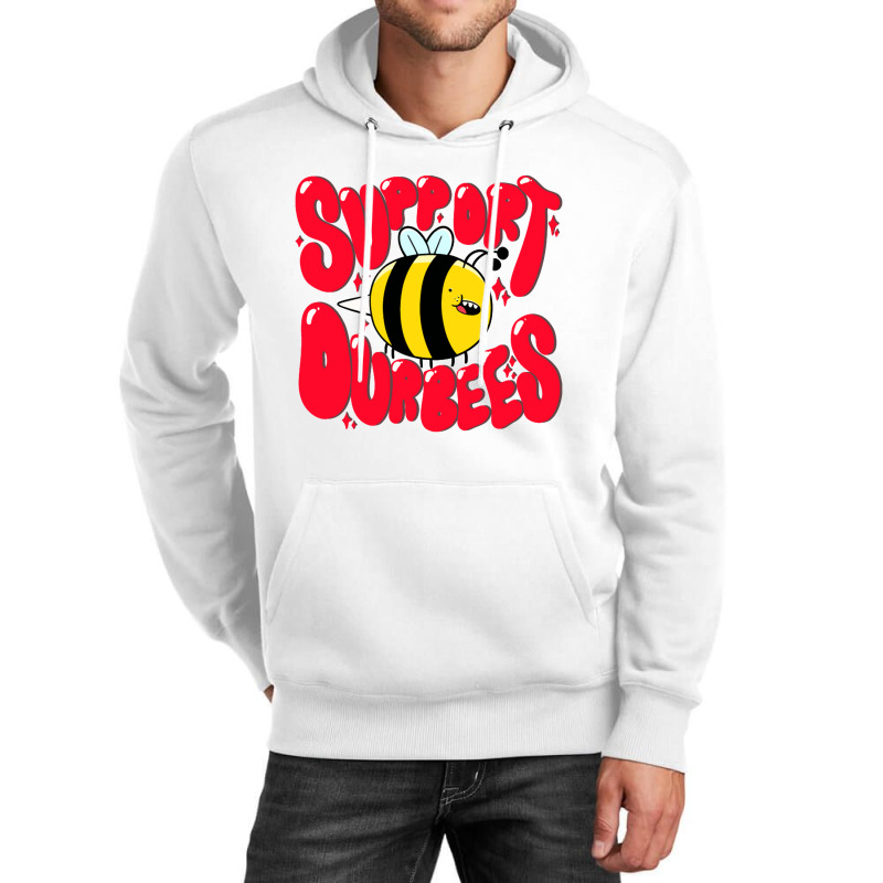 Support Our Bees Unisex Hoodie by marceliana | Artistshot