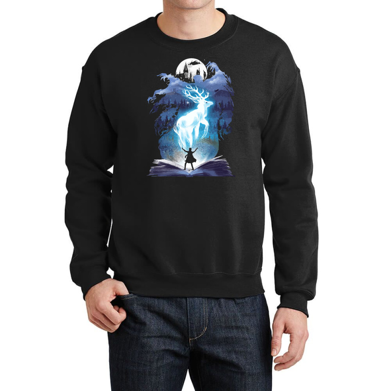 The 3rd Book Of Magic Crewneck Sweatshirt by marceliana | Artistshot