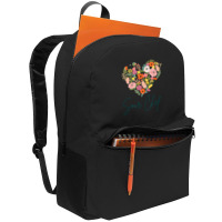 Sour Chef Job Pride Best Sour Chef Mother's Day Floral Heart T Shirt Backpack | Artistshot