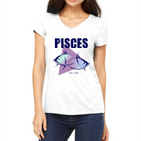 Pisces Astrology Sign Women's V-neck T-shirt | Artistshot