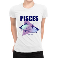 Pisces Astrology Sign Ladies Fitted T-shirt | Artistshot