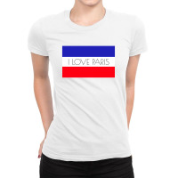 I Love Paris Ladies Fitted T-shirt | Artistshot