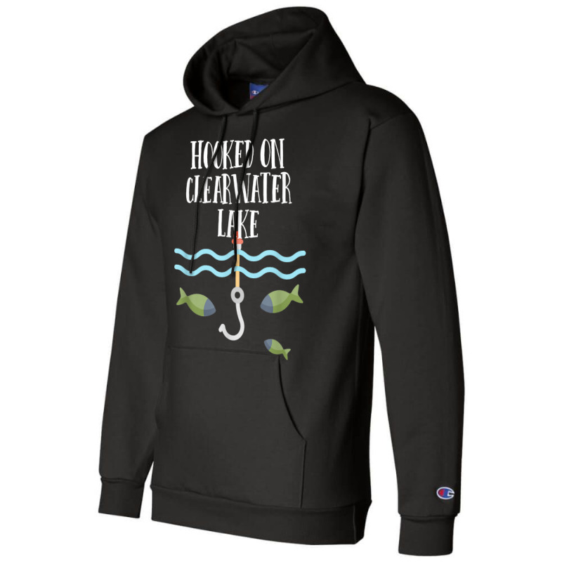 Hooked On Clearwater Lake   Missouri T Shirt Champion Hoodie by hollymu | Artistshot