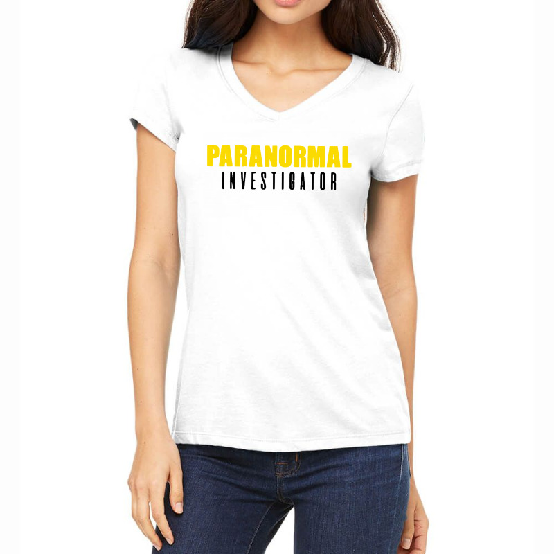 Ghost Hunting Paranormal Investigator Gift Women's V-Neck T-Shirt by Creative Tees | Artistshot