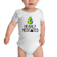 Heavily Meditated Baby Bodysuit | Artistshot