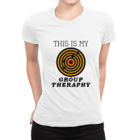 This Is My Group Therapy Shooting Target Ladies Fitted T-shirt | Artistshot