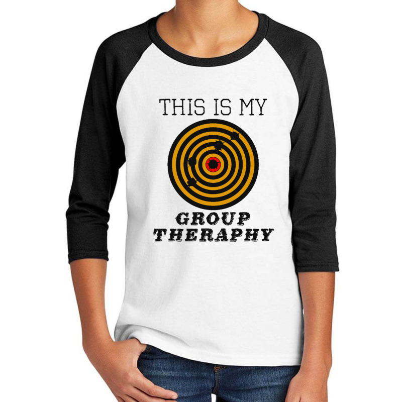 This Is My Group Therapy Shooting Target Youth 3/4 Sleeve | Artistshot