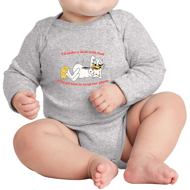 I'd Make A Deal With God Long Sleeve Baby Bodysuit | Artistshot