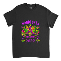 Mardi Gras Costume Mask Design Mardi Gras 2022 Classic T-shirt | Artistshot