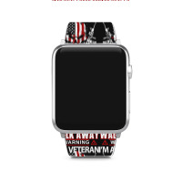 Veteran Warning I'm A Veteran Apple Watch Band | Artistshot