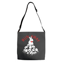 Run Away Adjustable Strap Totes | Artistshot