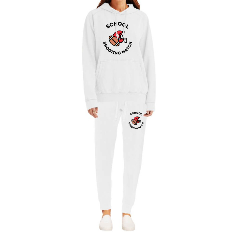 Not Just A Football School Shooting Match Hoodie & Jogger Set | Artistshot