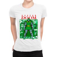 Dr Doom Ladies Fitted T-shirt | Artistshot