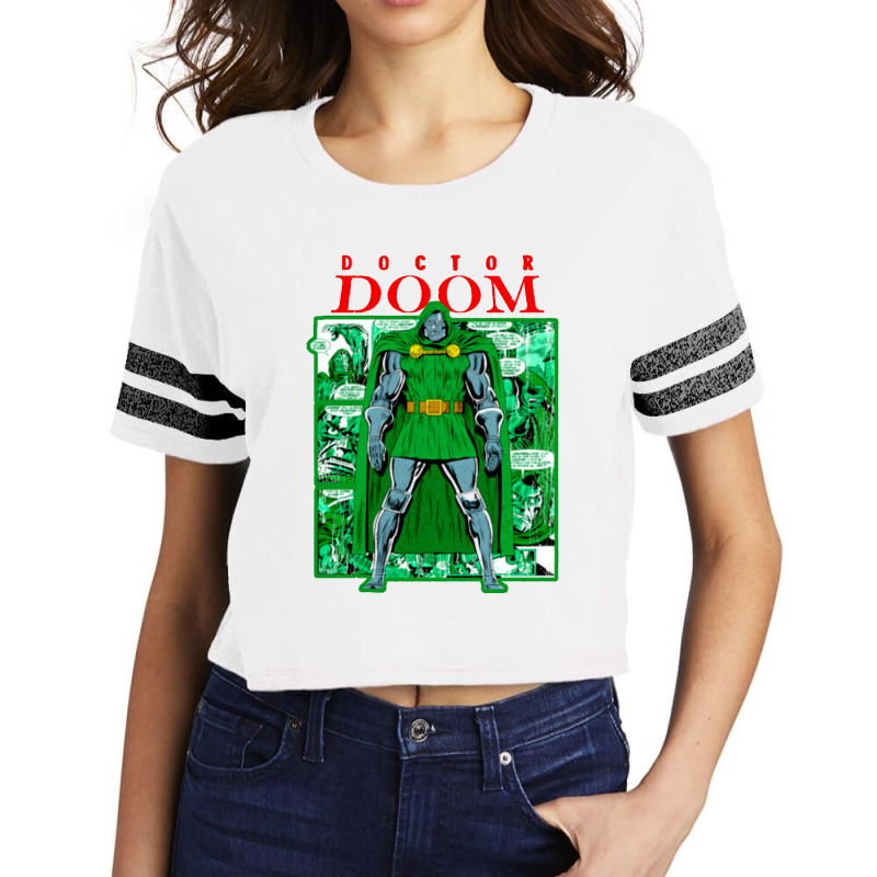 Dr Doom Scorecard Crop Tee by atereabag | Artistshot