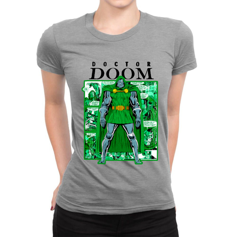 Dr Doom Ladies Fitted T-Shirt by atereabag | Artistshot